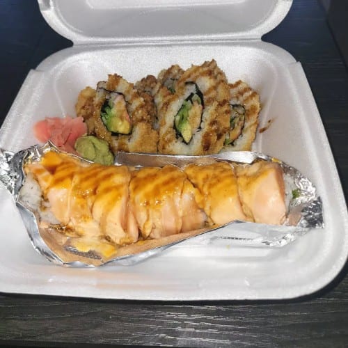 Bake Salmon Roll.