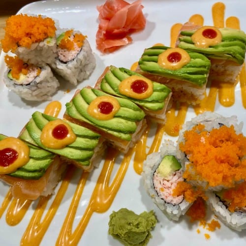 Sushi Napoleon Roll.