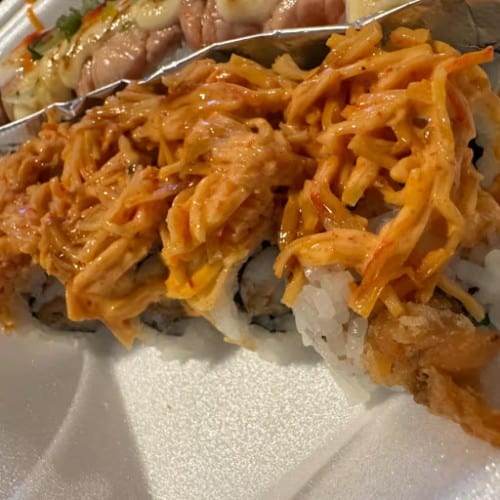 Spicy Shrimp Tempura Roll.