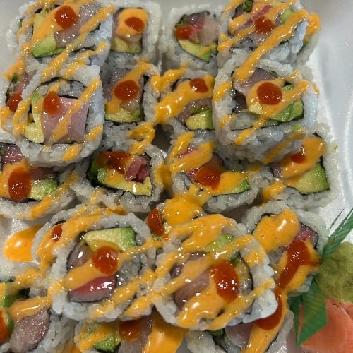 Spicy Yellowtail Roll.