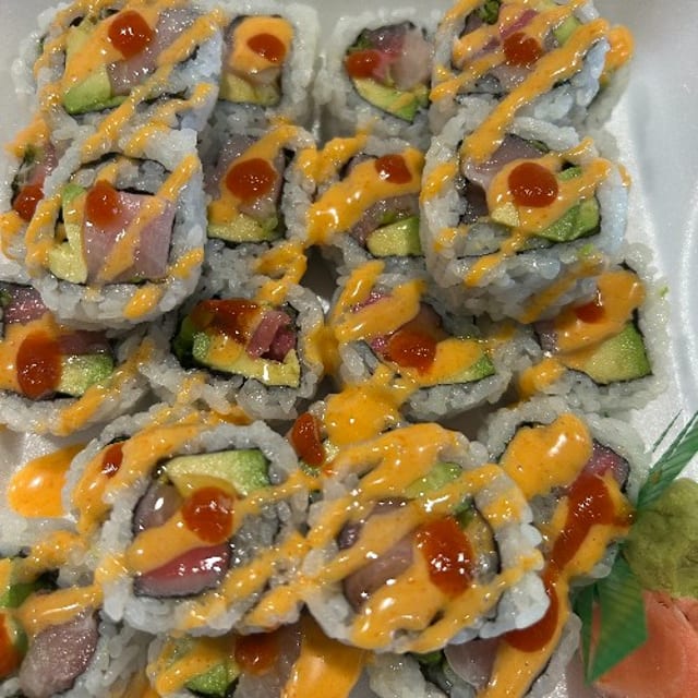 Spicy Yellowtail Roll.