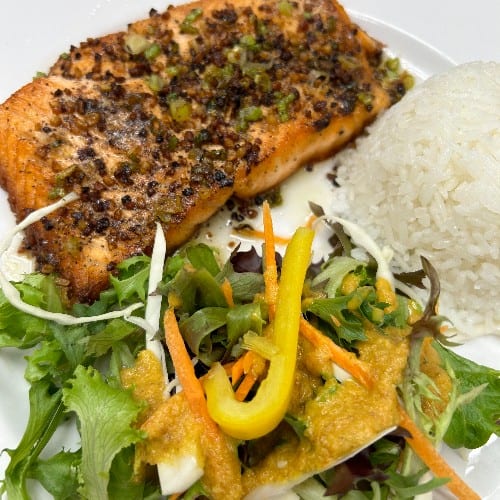 Garlic Butter Salmon.