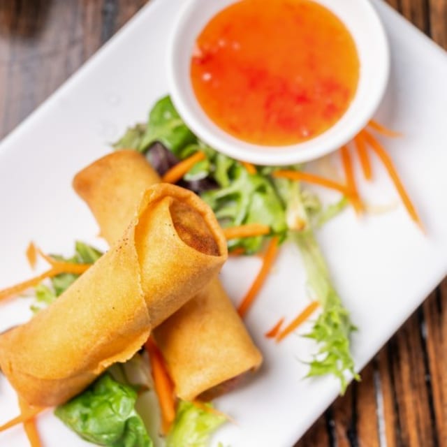 Vegetable Spring Rolls.
