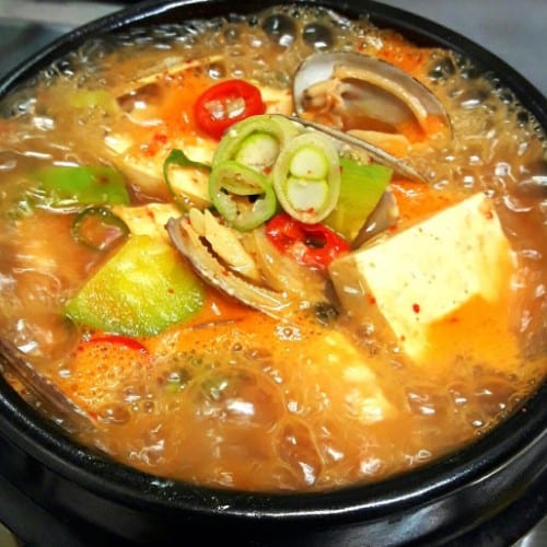 Seafood Doengjang Jjigae.