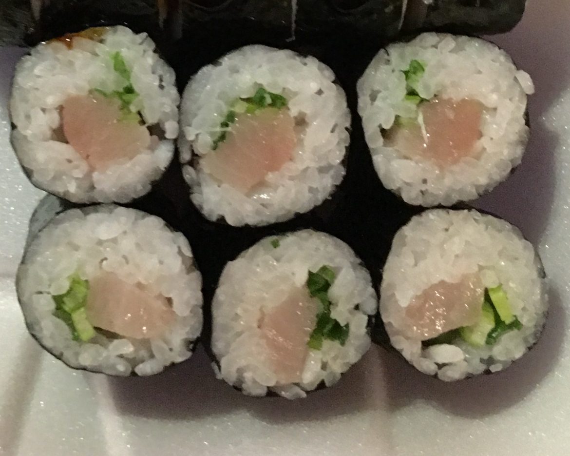 Yellowtail Scallion Roll.